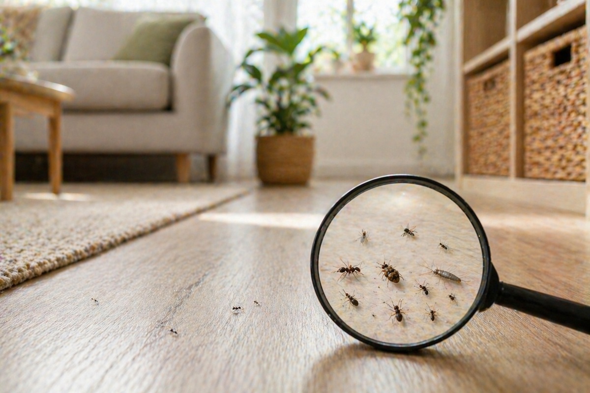 kleine beestjes in huis