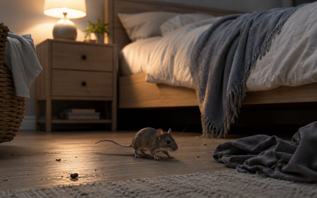 Muizen in de slaapkamer: oorzaken, gevaren en oplossingen