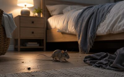 Muizen in de slaapkamer: oorzaken, gevaren en oplossingen